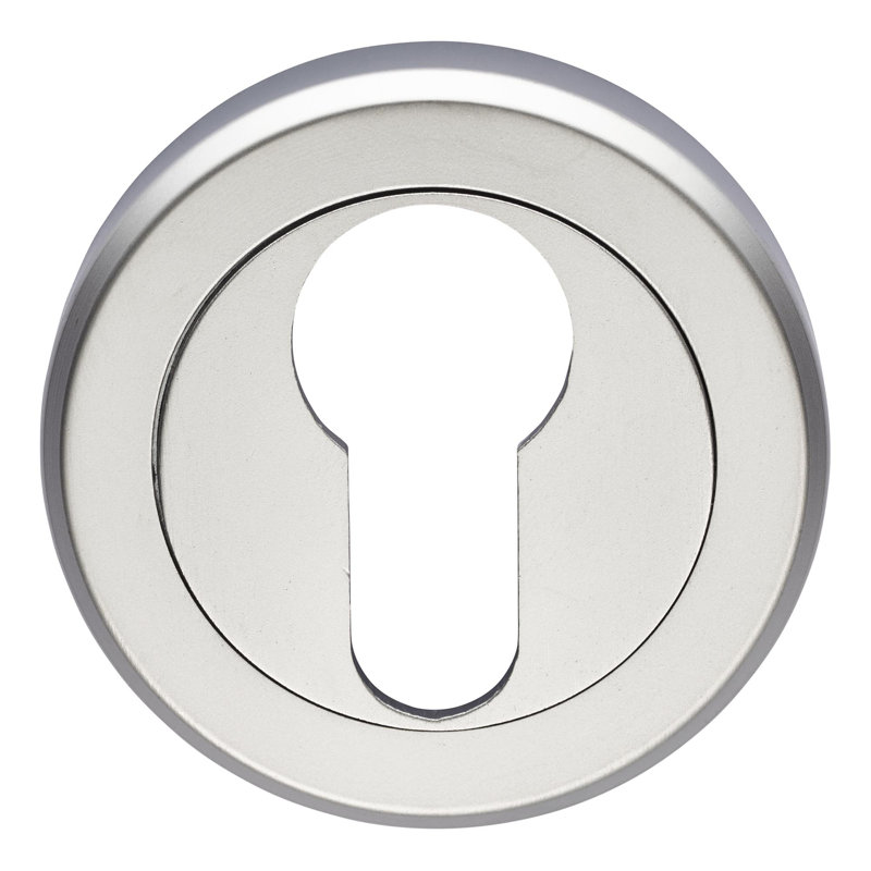 Serozzetta Rose / Rosette, Satin Chrome