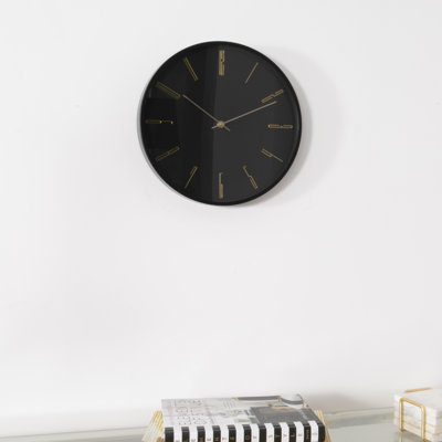 Jerelyn Metal Wall Clock