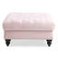 Repose-pieds polyvalent en velours polyvalent