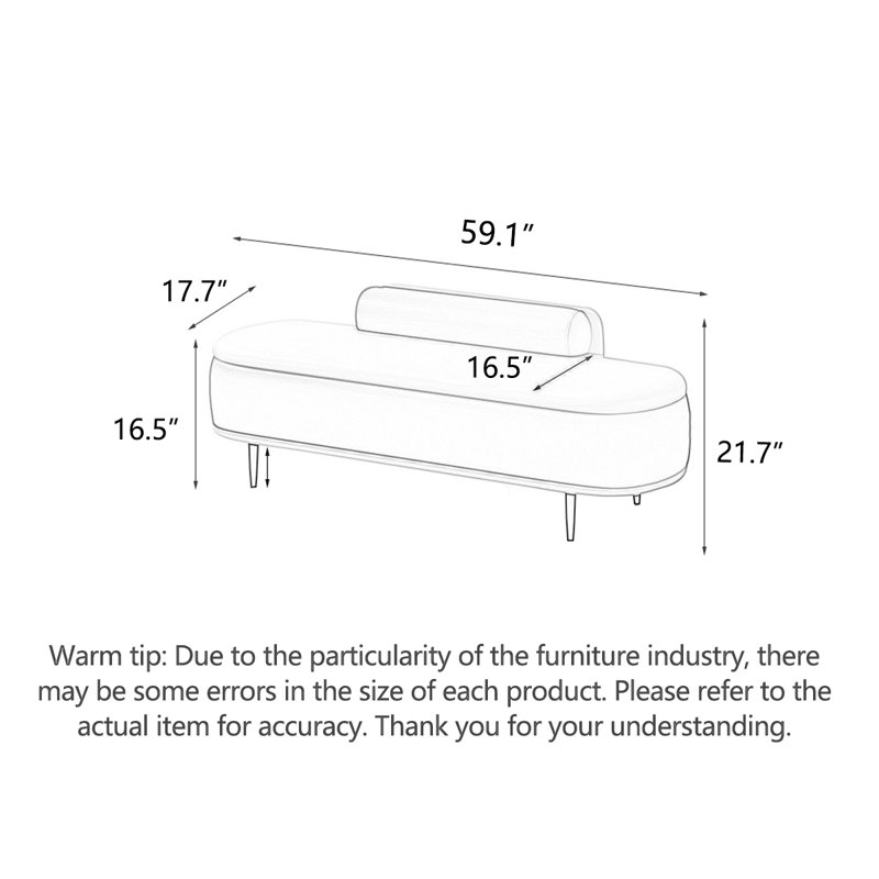 Banc en similicuir massif et en bois massif résistant aux égratignures pour salon et chambre à coucher Minimalist, Vert clair