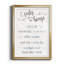 Rules of the House - Reproduction d'art textuel sur papier encadré-2135438778-2135438779