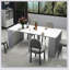 Table console extensible multifonctionnelle à longueur réglable pour des repas polyvalents et un gain d'espace à la maison