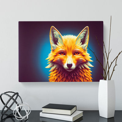 Brilliant Fox - Wrapped Canvas