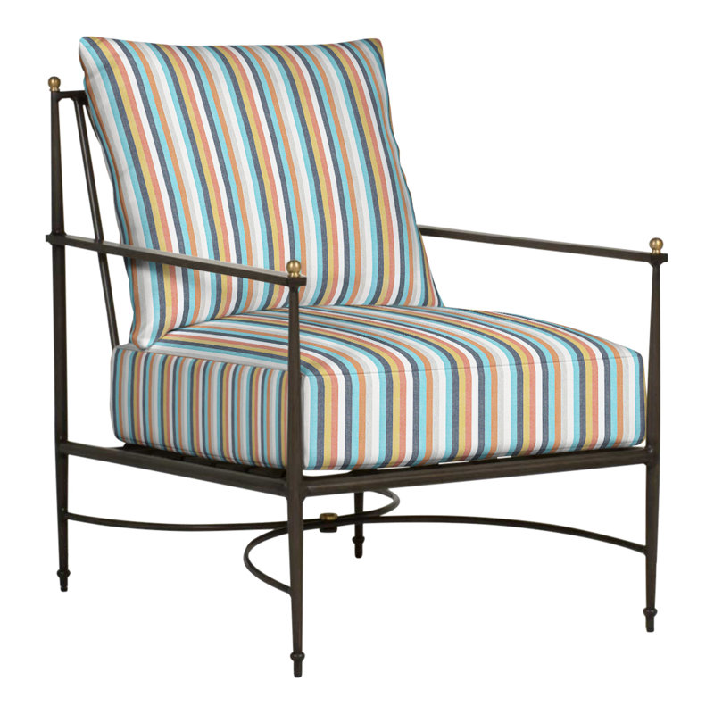 Chaise de patio avec coussins Roma, Pas de soudure, Perigold entourant le lever du soleil