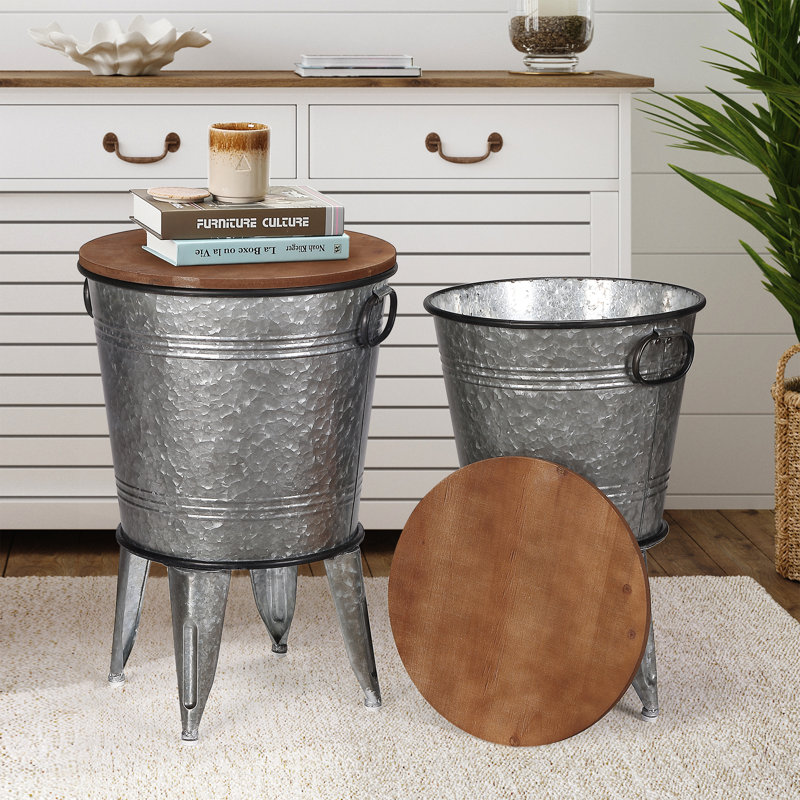 Bahe Nesting Tables, Silver