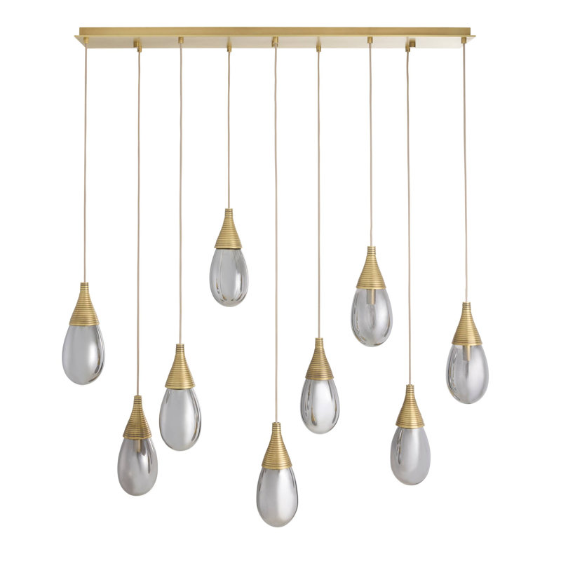 Giselle Linear Multi-Port Chandelier, 9, Does Not Apply" H x 51" W x 11" D