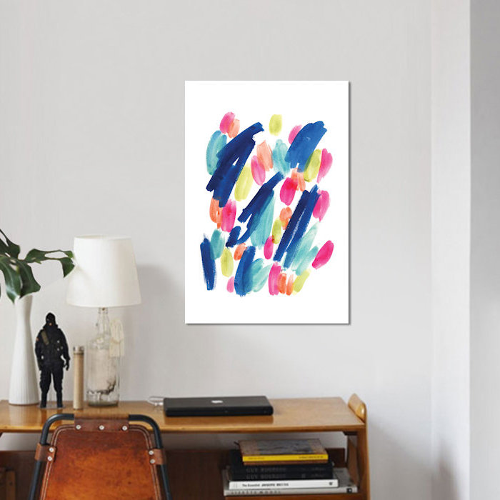 «Tropical Crush», reproduction sur toile, H 12 po x l 8 po x P 0,75 po, Toile tendue, Pas de tapis