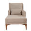 Chaise longue rembourrée Yaphank-1607776550