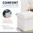 Small Foldable Square Linen Storage Bench Suitable For Living Room, Bedroom, Dormitory-1883939601