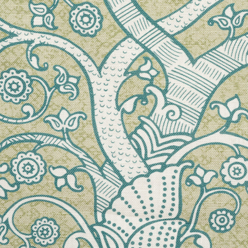 Animalia Fabric, Peacock/Leaf