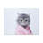 Funny Tabby Cat Bathee Canvas Wall Art