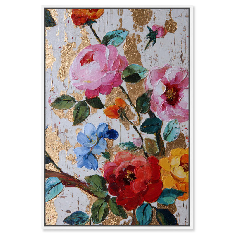 «Rustic Opulence I», impression murale sur toile par Art Remedy, cadre blanc, 24 x 36, H 37 po x l 25 po, Cadre blanc