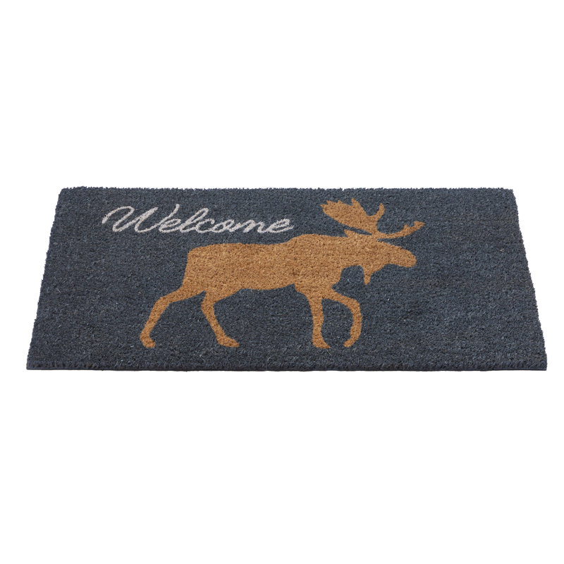 Moose Silhouette Outdoor Doormat