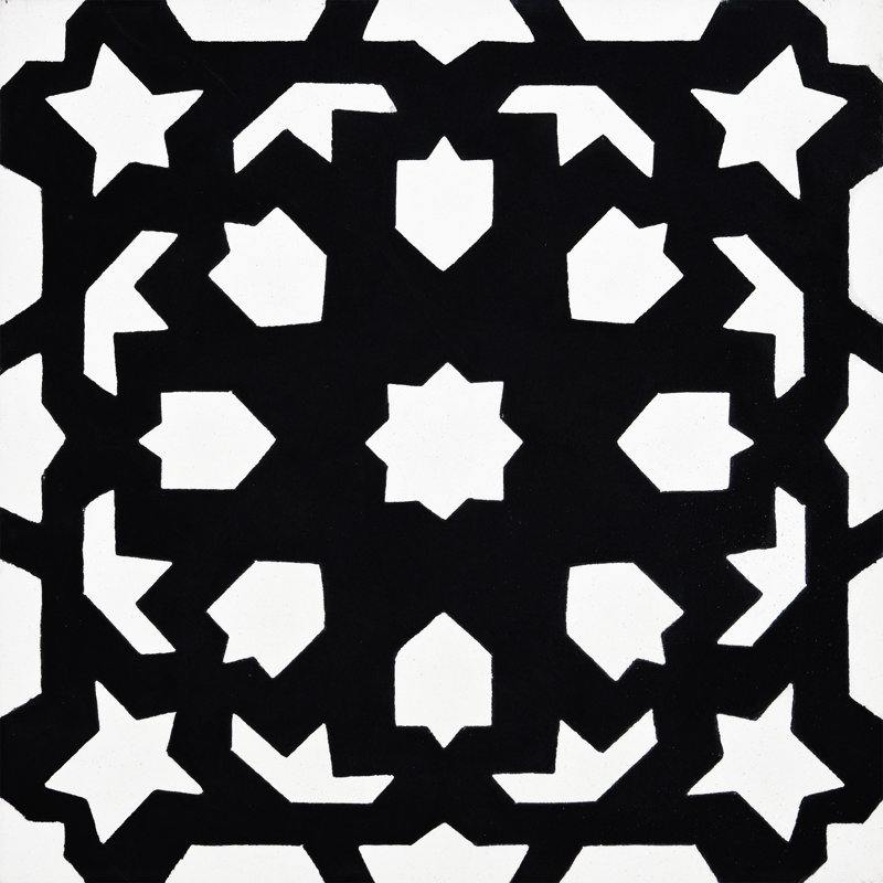 Fes 8" x 8" Cement Patterned Wall & Floor Tile