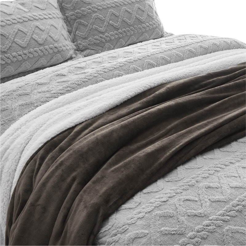 Bedsure Fitted Sheet Deep - Bed Sheets Extra Deep Pocket made of Soft Brushed Microfiber for Bed, Brown, 150cm x 200cm