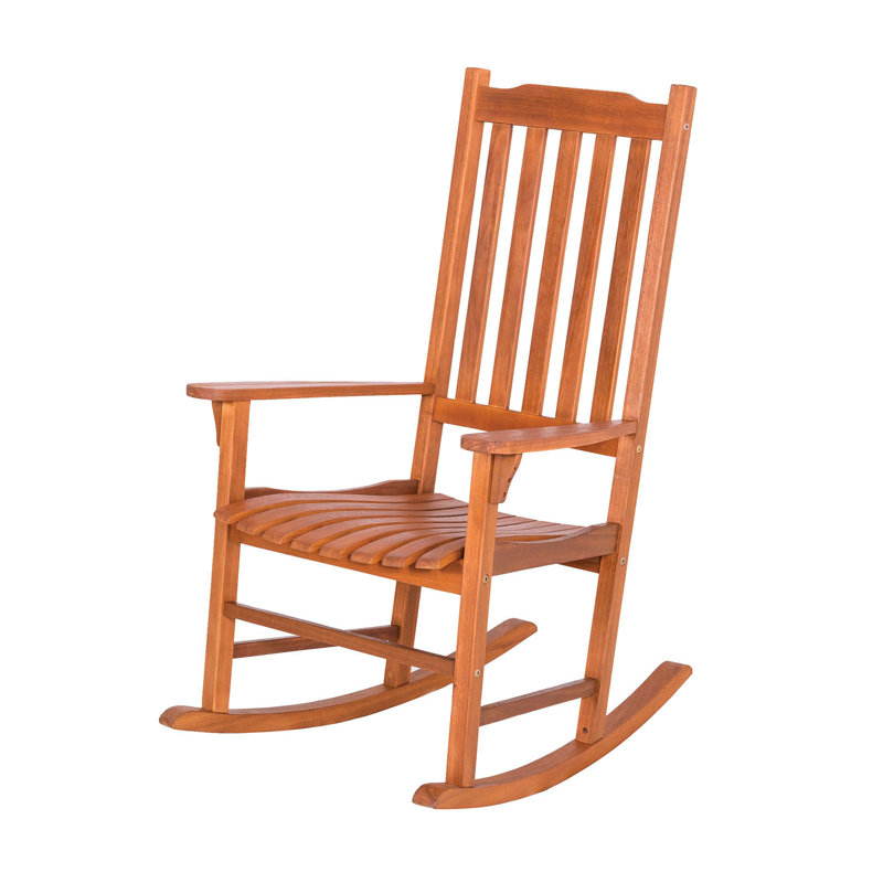 Chaise berçante rustique l 33,4 po, naturel