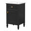 Meuble-lavabo de 20 po avec tablettes réglables et tiroirs inclinés-1860370107
