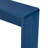 Trexm Rustic Console Table With 3 Fluted Drawers - Solid Wood Veneer Entryway Table Featuring Natural Wood Grain For Living Room, Hallway (Navy)-1997000251