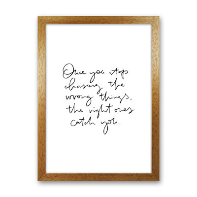 Once You Stop Chasing by Planeta444 - No Frame Print
