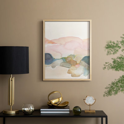 Desert Canyon II Framed Print - Solid Wood
