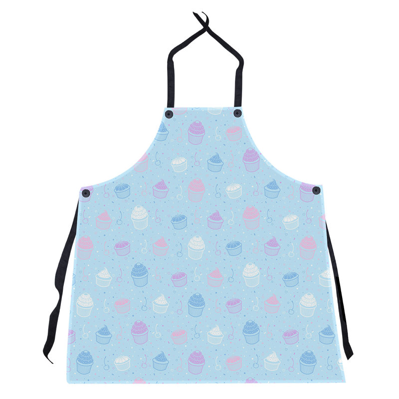 Bib Apron, Blue Alternate