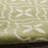 Yenisel Rectangle Moroccan Power Loom Polypropylene Indoor / Outdoor Area Rug in White/Green-664107148