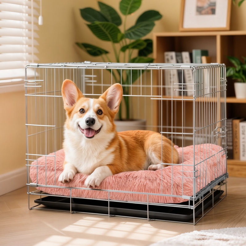 Coussin de siège pour animal de compagnie, Rose, Moyen (H 5,5 po x l 34,5 po x P 26 po)