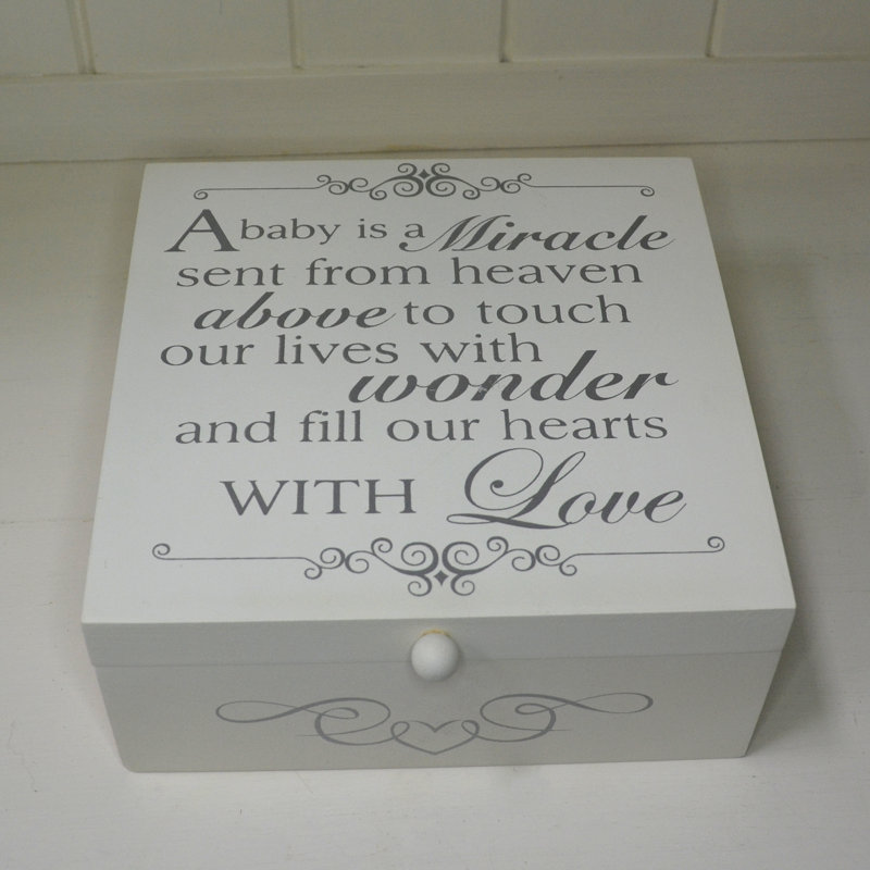 Abi Handmade Solid Wood Memory Box
