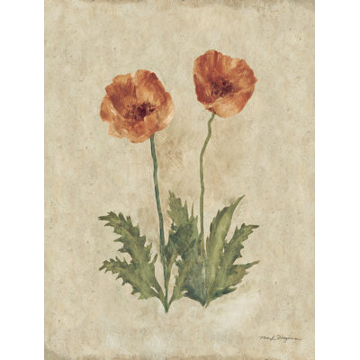 Printemps coquelicots sur toile par Marilyn Hageman