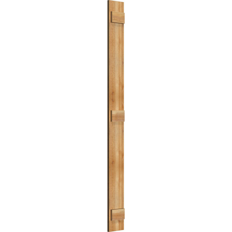 TimberCraft 5 3/8 "planches jointes à panneaux n-batten, cèdre rouge de l'Ouest (par paire), 32 1/4 po, 72 po