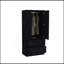 Armoire Taly avec portes doubles, 2 tiroirs et tringle de suspension noire-1505144062
