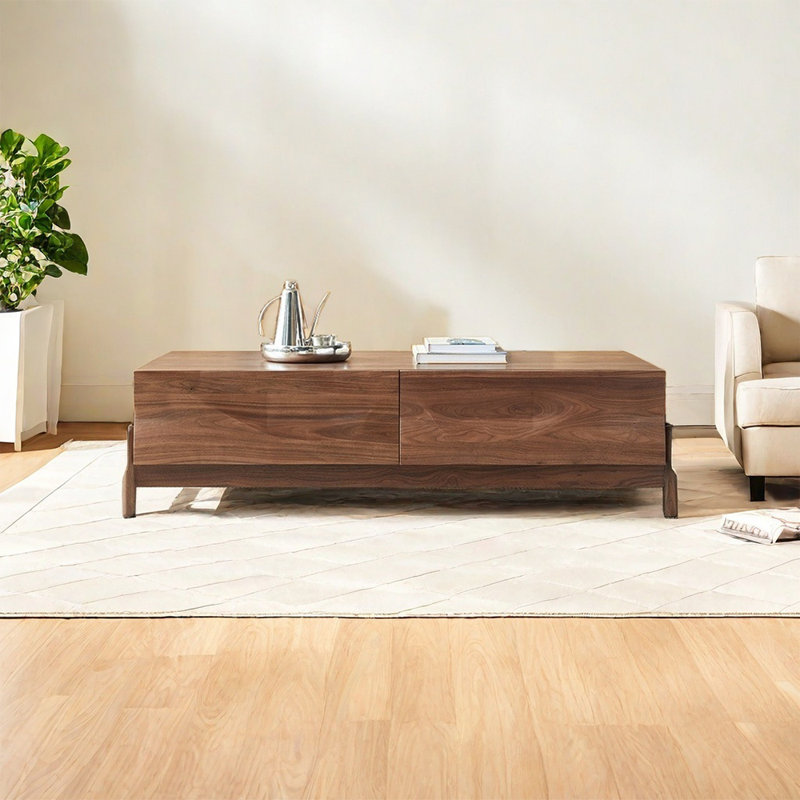 Nordic style large capacity coffee table
