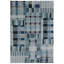 Tapis géométrique bleu / gris Torge-772702564