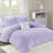 Rosalie Metallic Printed Plush Comforter Set-1121896072-1130551246