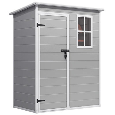 5.7'H Outdoor Resin Storage Shed