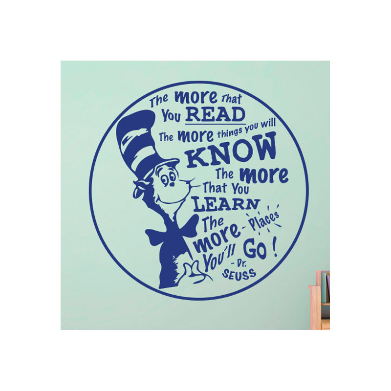 Non-Wall Damaging Wall Decal, Dark Blue