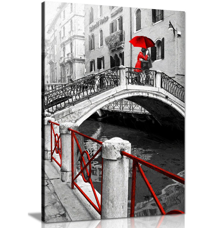 Venice Romantic - Wrapped Canvas Print, 76cm H x 51cm W
