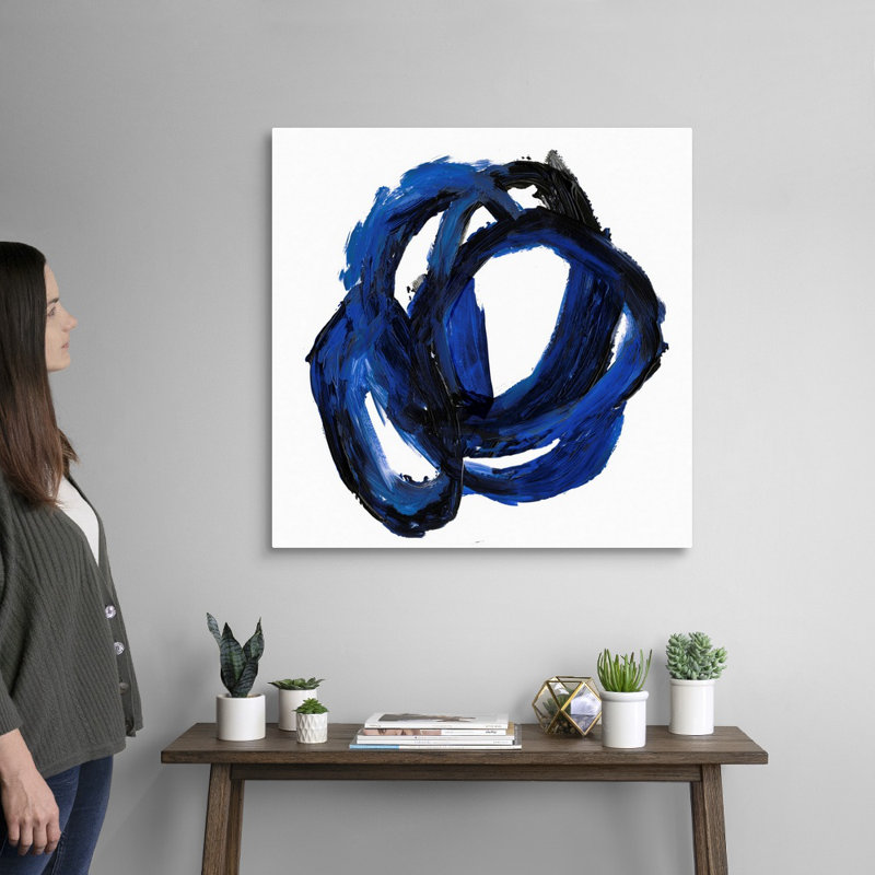 « Eternal indigo II » par PI studio-impression sur toile, Toile tendue, H 30 po x l 30 po x P 1,25 po