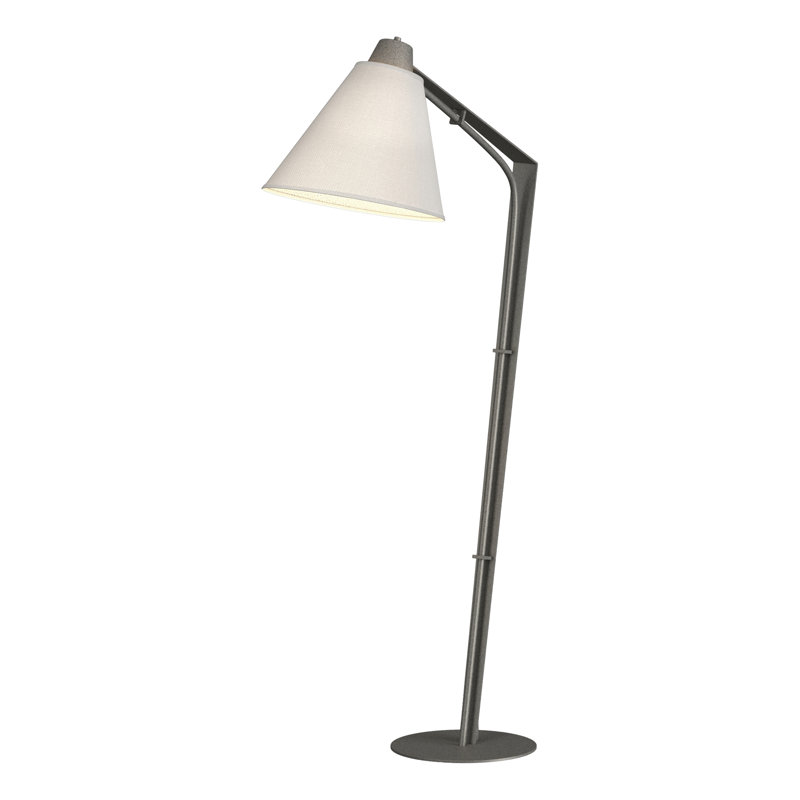 Reach 55.2" Task Floor Lamp, Natural Anna, Natural Iron
