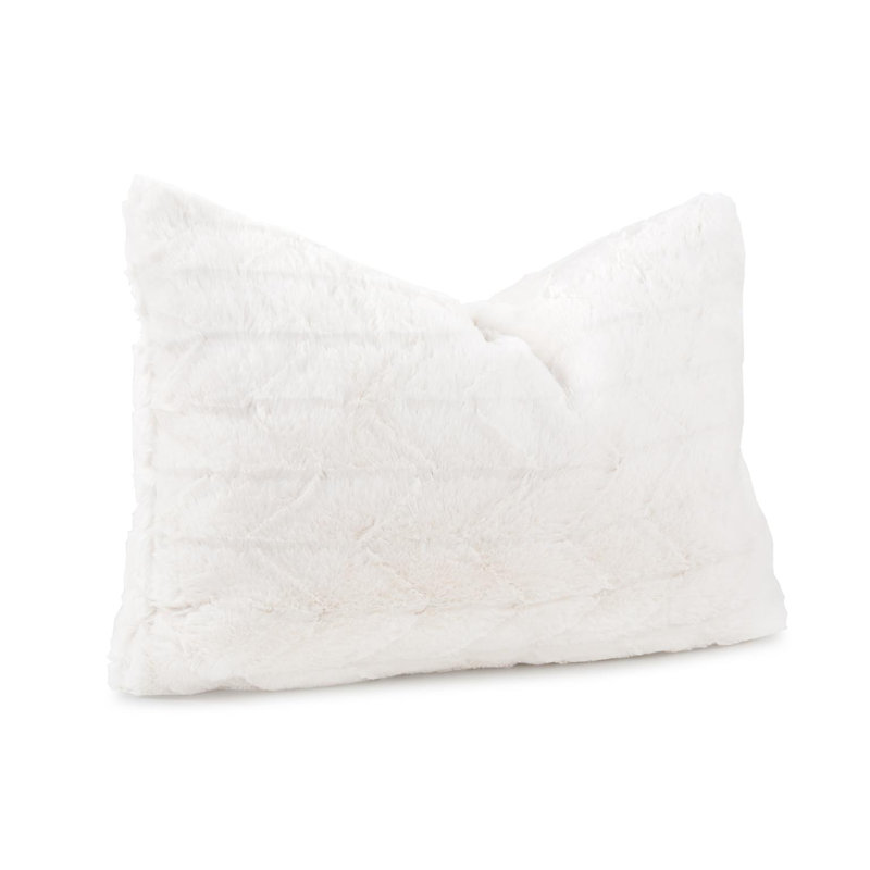 Coussin 14 x 22 Angora , Inférieur, Naturel