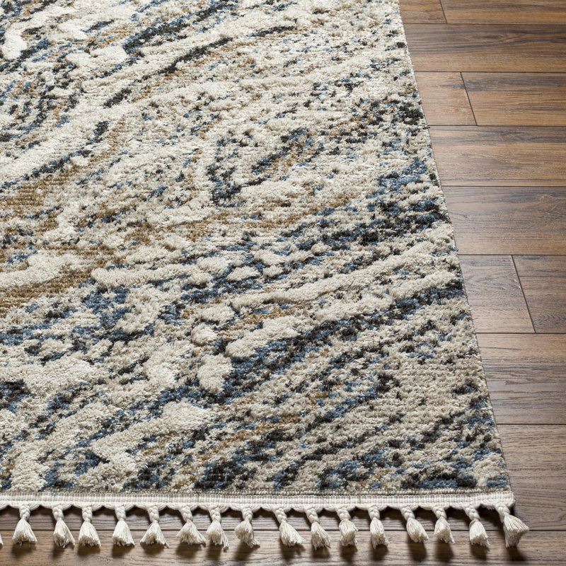 Annagene Abstract Indoor Rug, Rectangle 9'2" x 12'