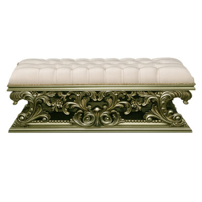 Grand banc sculpté Platine