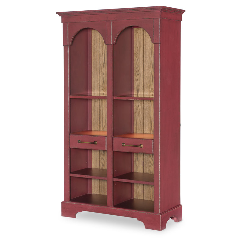Bibliothèque arquée avec tiroirs et tablettes en verre Country Living