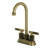 Kingston Brass Convergent Two-Handle 2-Hole Deck Mount Bar Faucet With Knurled Handle-103181125