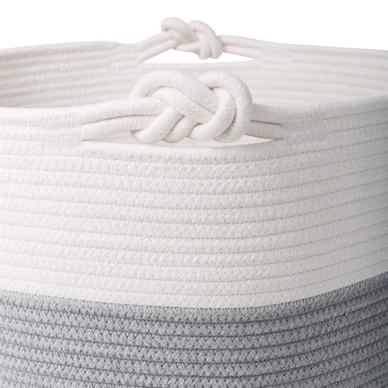 Panier en tissu avec poignées