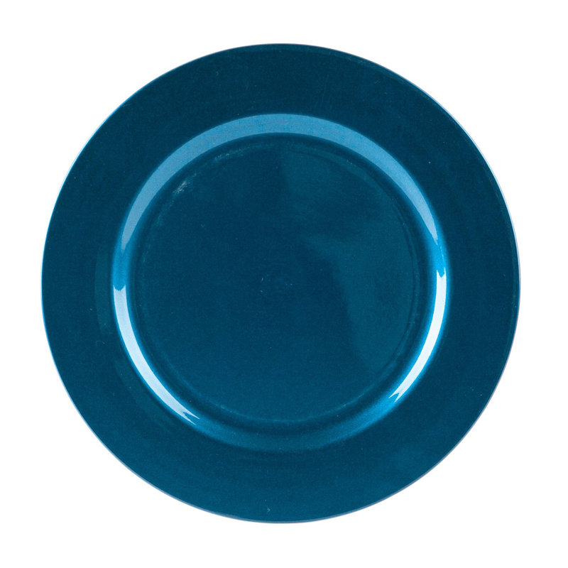 Argon Tableware - Melamine Charger Plate - 33cm, Glossy Blue
