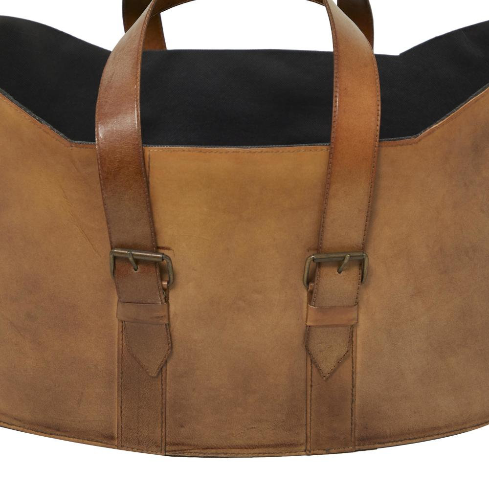 Handmade Genuine Leather Storage Bin