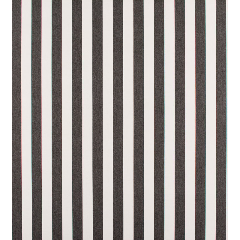 Elements Awning Stripe Fabric, Coal