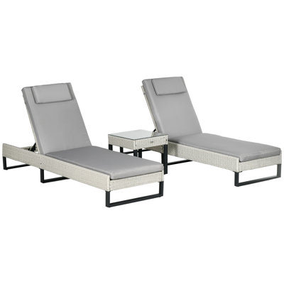 Benette 196 Long Single Sun Lounger