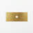 2.25" Modern Brass Rectangular Backplate
